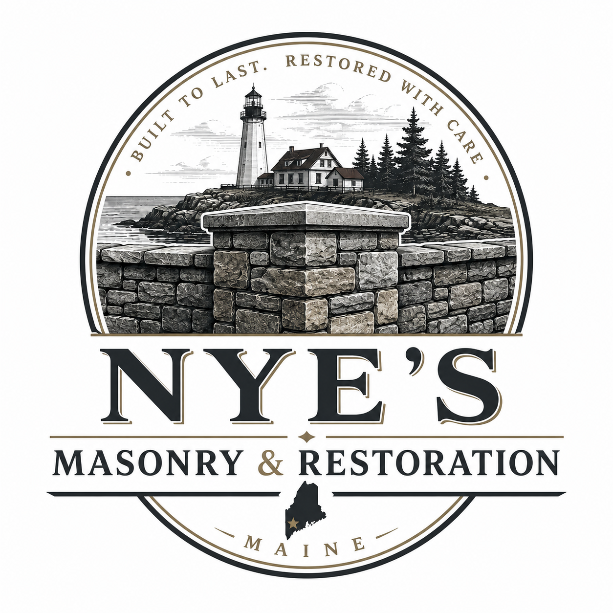 Nye's Masonry & Restoration logo